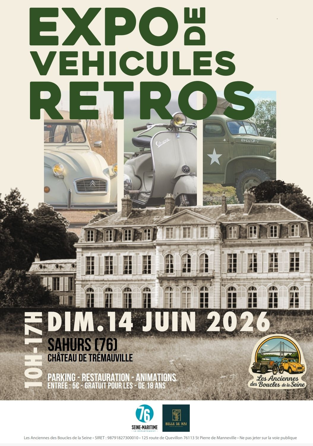 Exposition la anciennes boucle de la seine le 14/06/2023